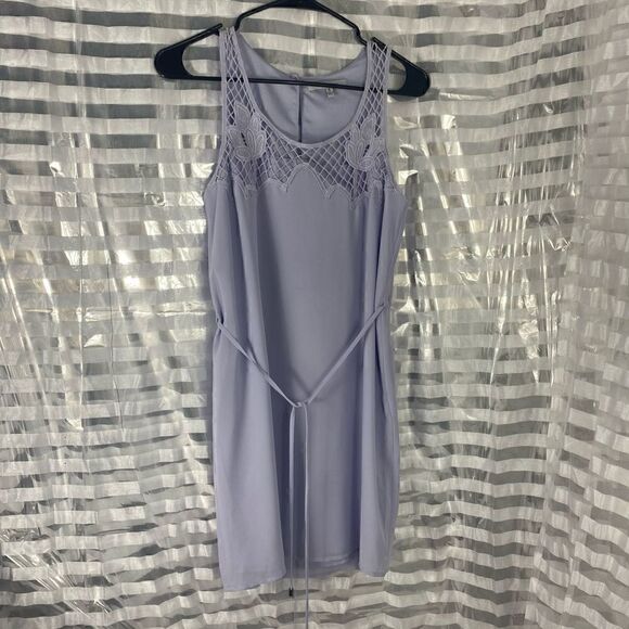 Naked Zebra Lilac Sleeveless Lined Dress - Picture 1 of 6
